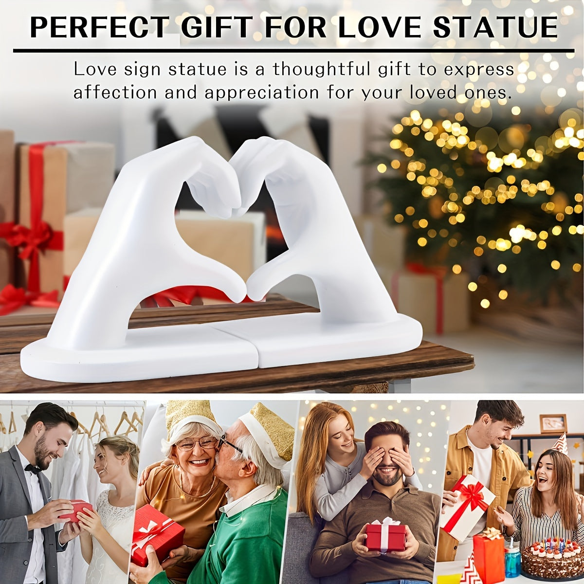 GoldenHeart – Luxury Bookends Set of 2