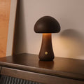 Mushroomlight - Wireless Wooden Mushroom LED Night Light