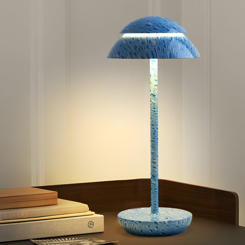 Aurelia Noire - Rechargeable Cordless Table Lamp with Integrated LED Lighting and Battery