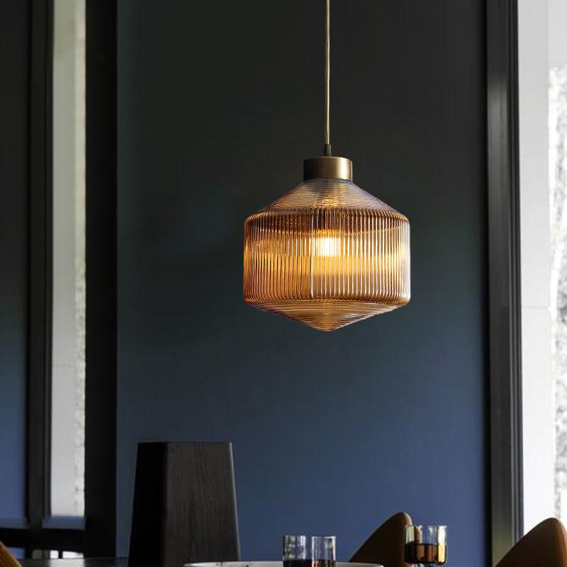 GlowCandle Ceiling Lamp - Modern Glass Chandelier for Interiors