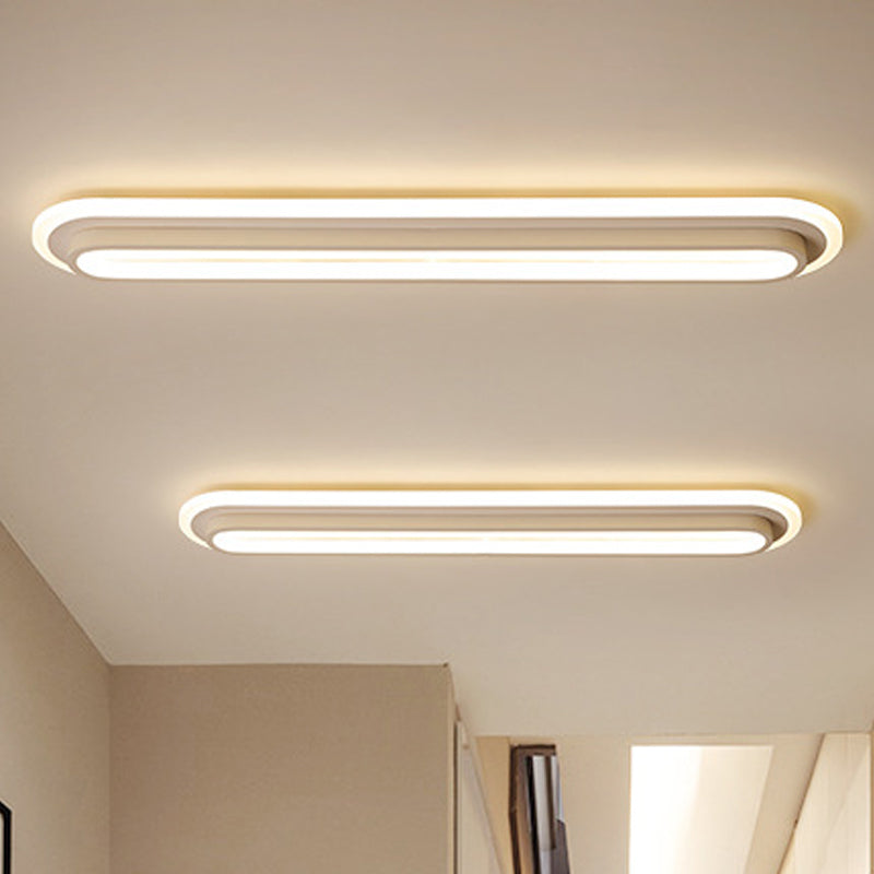 Ovaluxe Glow - Elegant Black and White LED Lighting