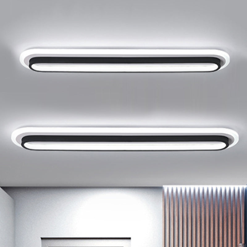 Ovaluxe Glow - Elegant Black and White LED Lighting