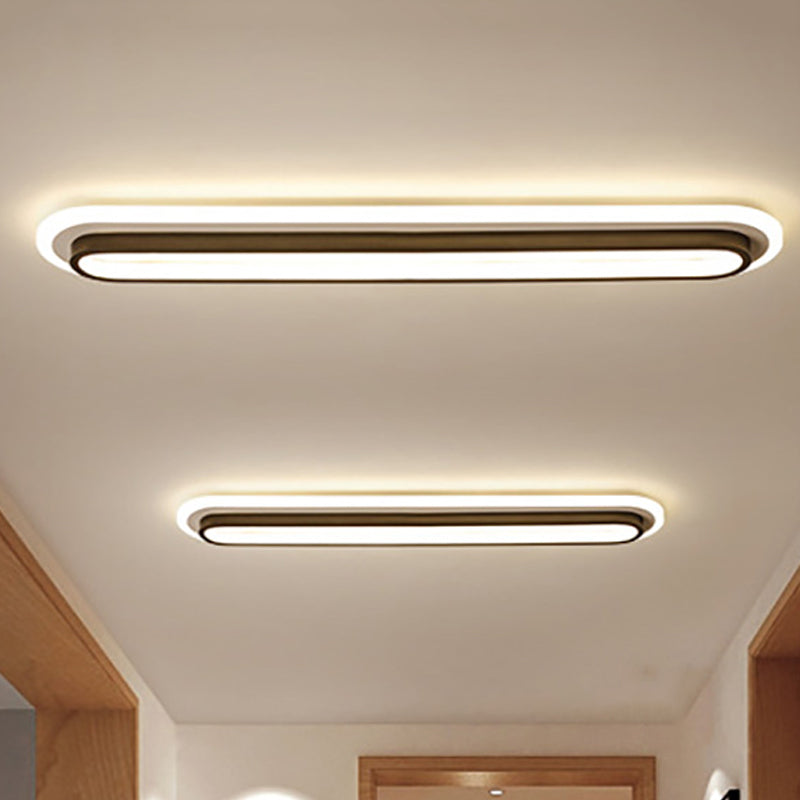 Ovaluxe Glow - Elegant Black and White LED Lighting