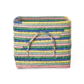 RaffiaCraft – Colourful Handmade Storage Basket