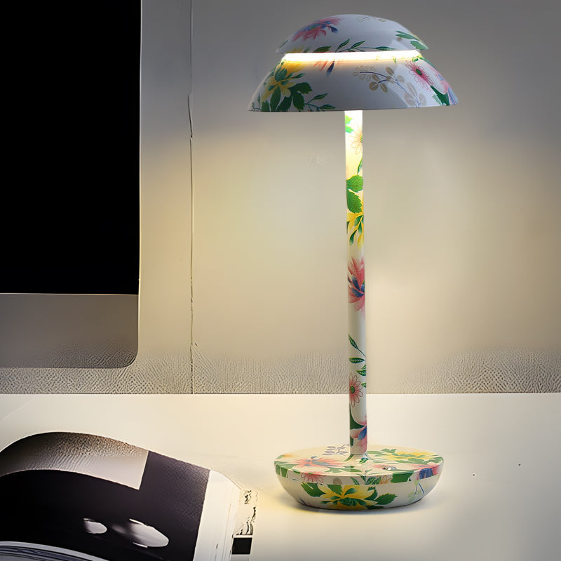 Aurelia Noire - Rechargeable Cordless Table Lamp with Integrated LED Lighting and Battery