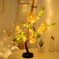 EucalyptusGlow Tree - LED Bonsai Lamp with Rechargeable Power
