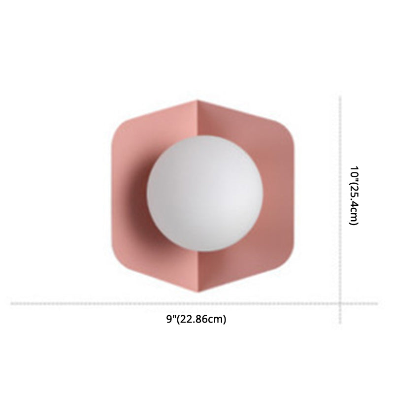 Macaroon – Modern Wall Lamp with Glass Shade