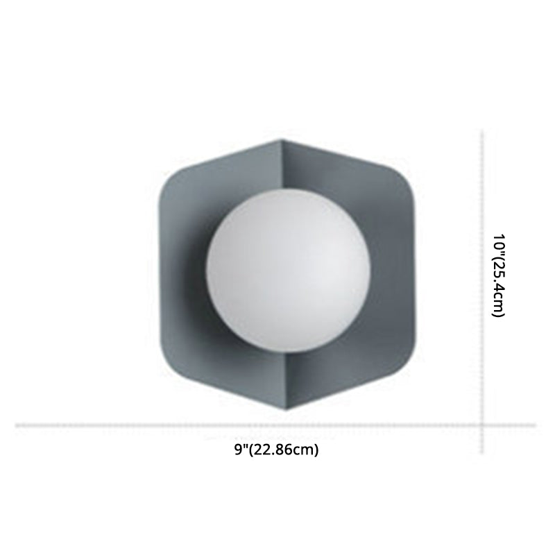 Macaroon – Modern Wall Lamp with Glass Shade