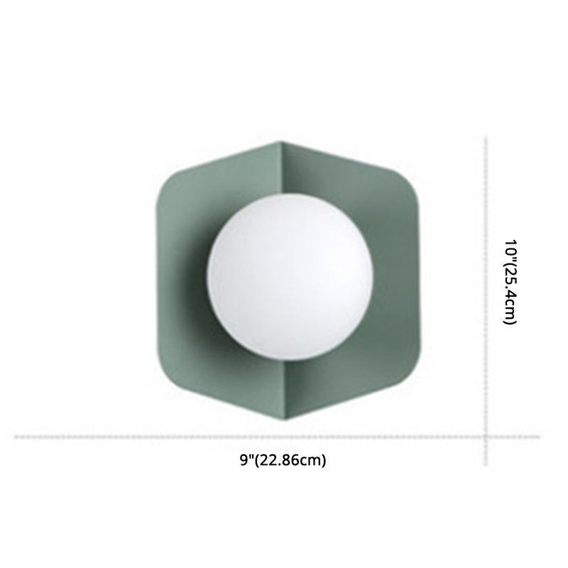 Macaroon – Modern Wall Lamp with Glass Shade