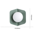 Macaroon – Modern Wall Lamp with Glass Shade