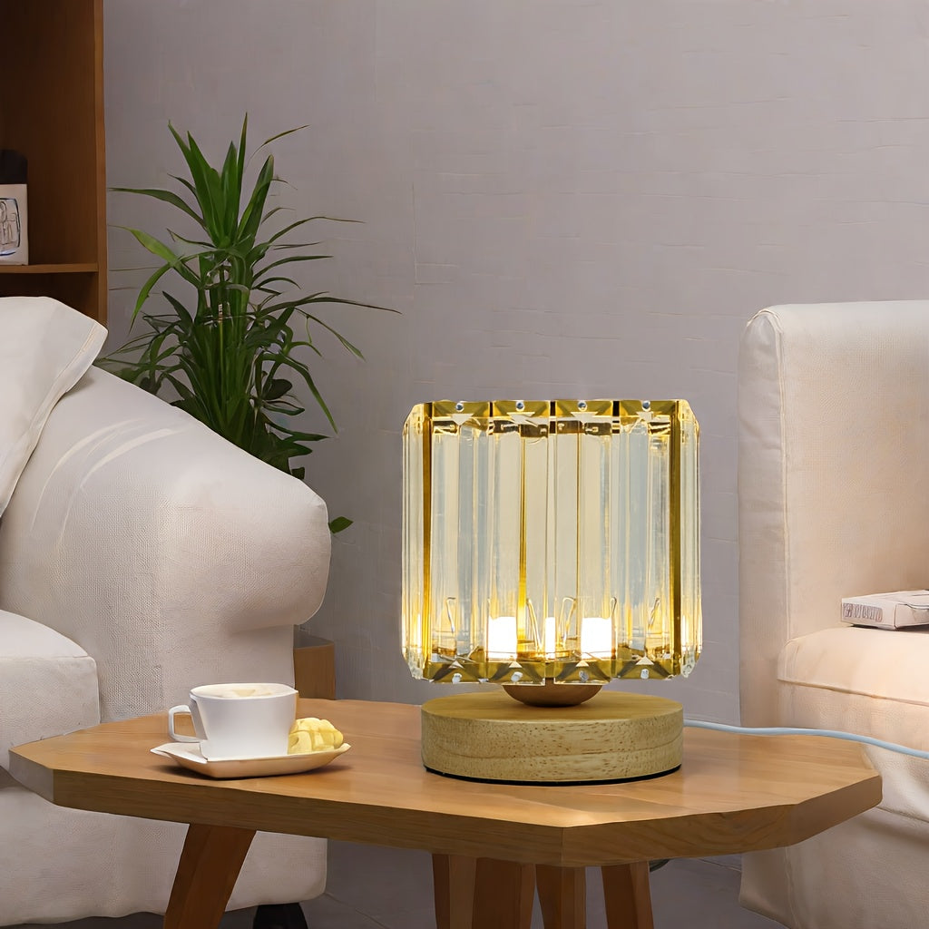LumiCrystal - Luxury Crystal Table Lamp with LED