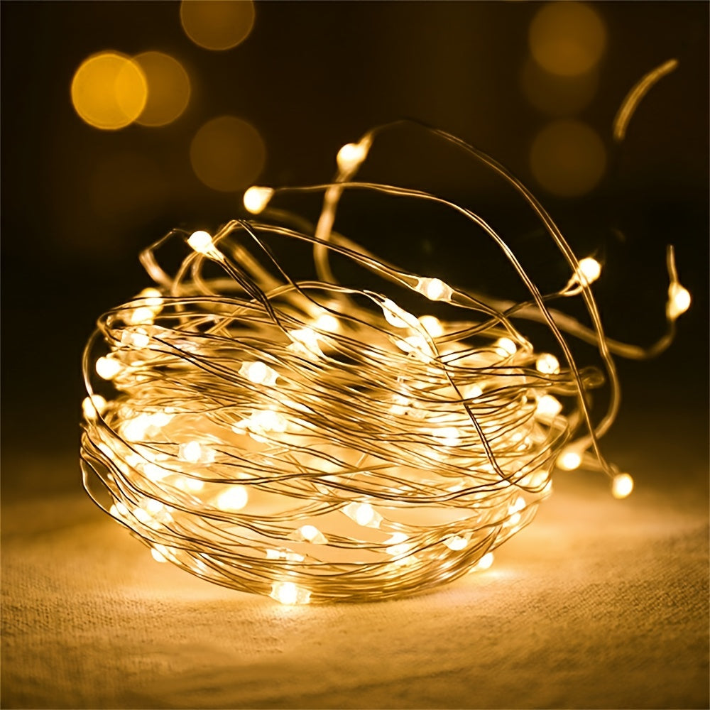 TwinkleWire - USB LED Lichtslinger in Koperdraad