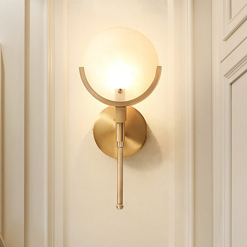 Colonial Charm - Luxury Wall Lamp in Copper and Glass
