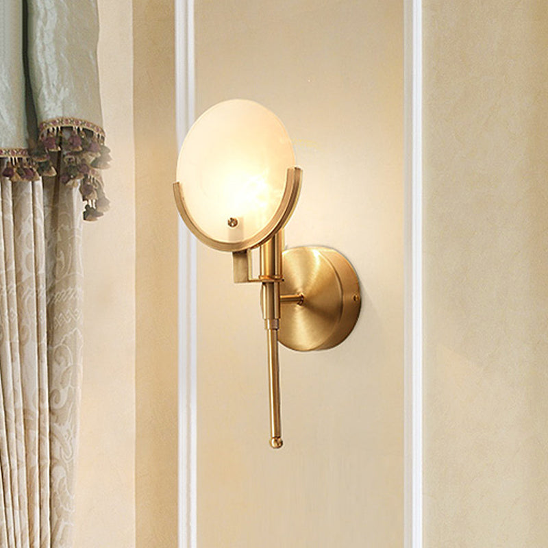 Colonial Charm - Luxury Wall Lamp in Copper and Glass
