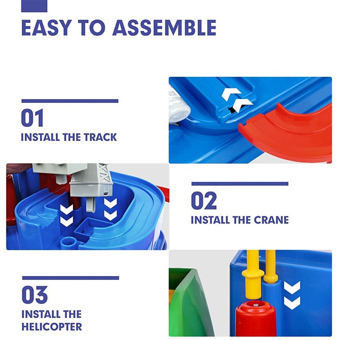 RescueTrack Adventure Set – Educational Toddler Toy