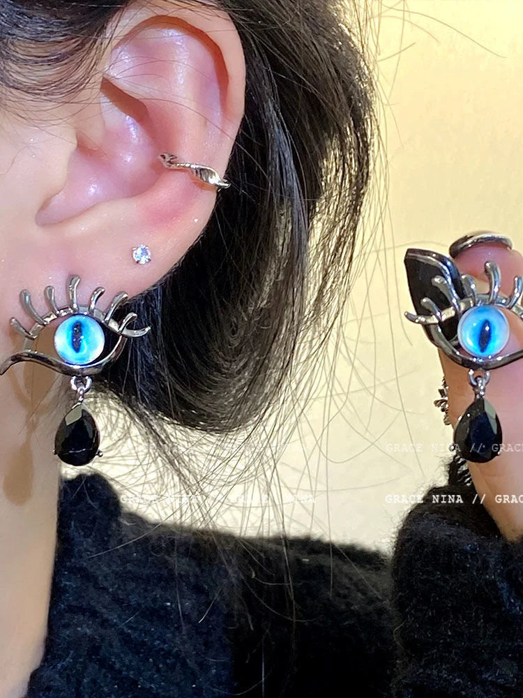 Yara Evil Eye Earrings - Enchanting Elegance