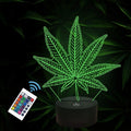HempGlow - 3D Acrylic Table Lamp Night Lighting