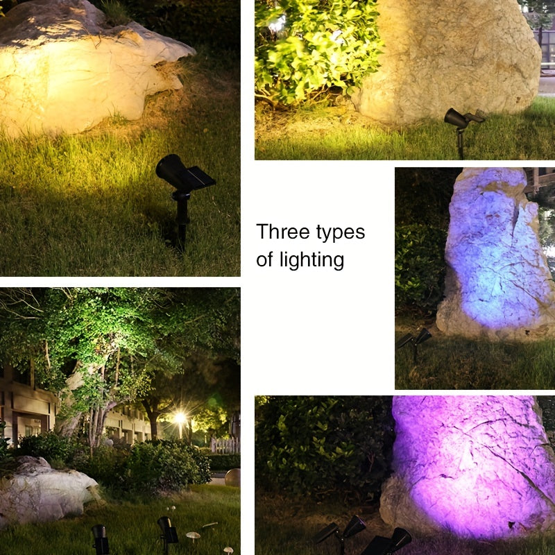 SolarLuxe Spotlight - Sustainable 9LED Garden Lighting