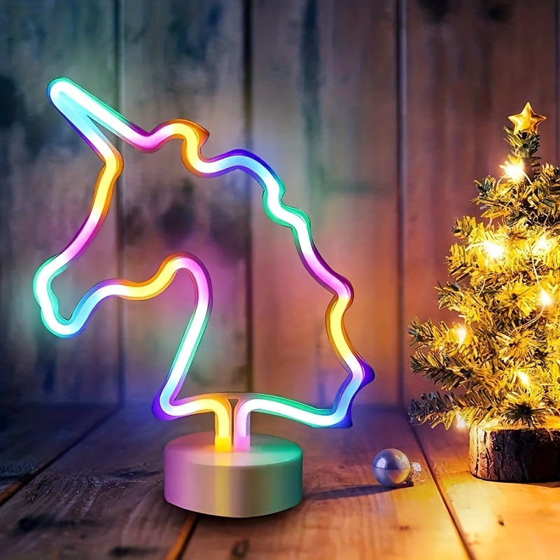 UnicornGlow Lamp - Neon Unicorn USB Table Lamp for Party Decoration