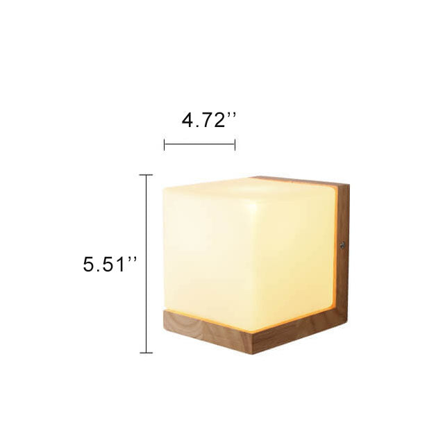 EcoChic Cube Wall Light – Sustainable & Modern Design