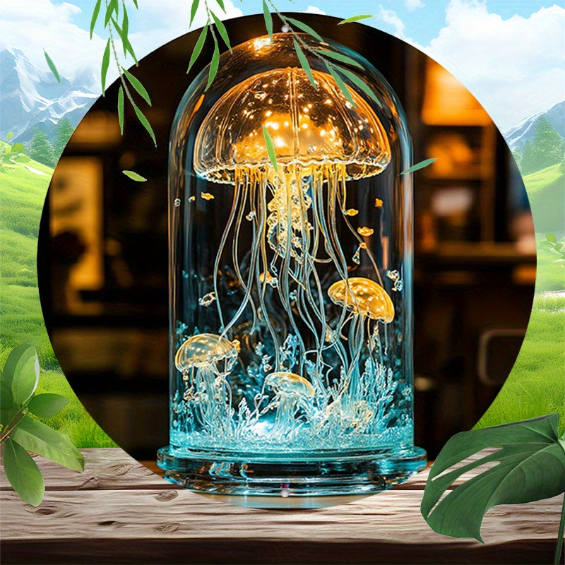 CrystalJelly – Artistic Glass Jellyfish Lamp