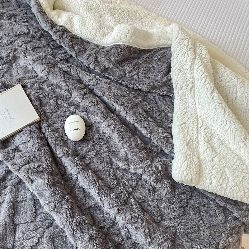Stijlvolle Omkeerbare Fleece Deken voor Ultiem Comfort en Warmte