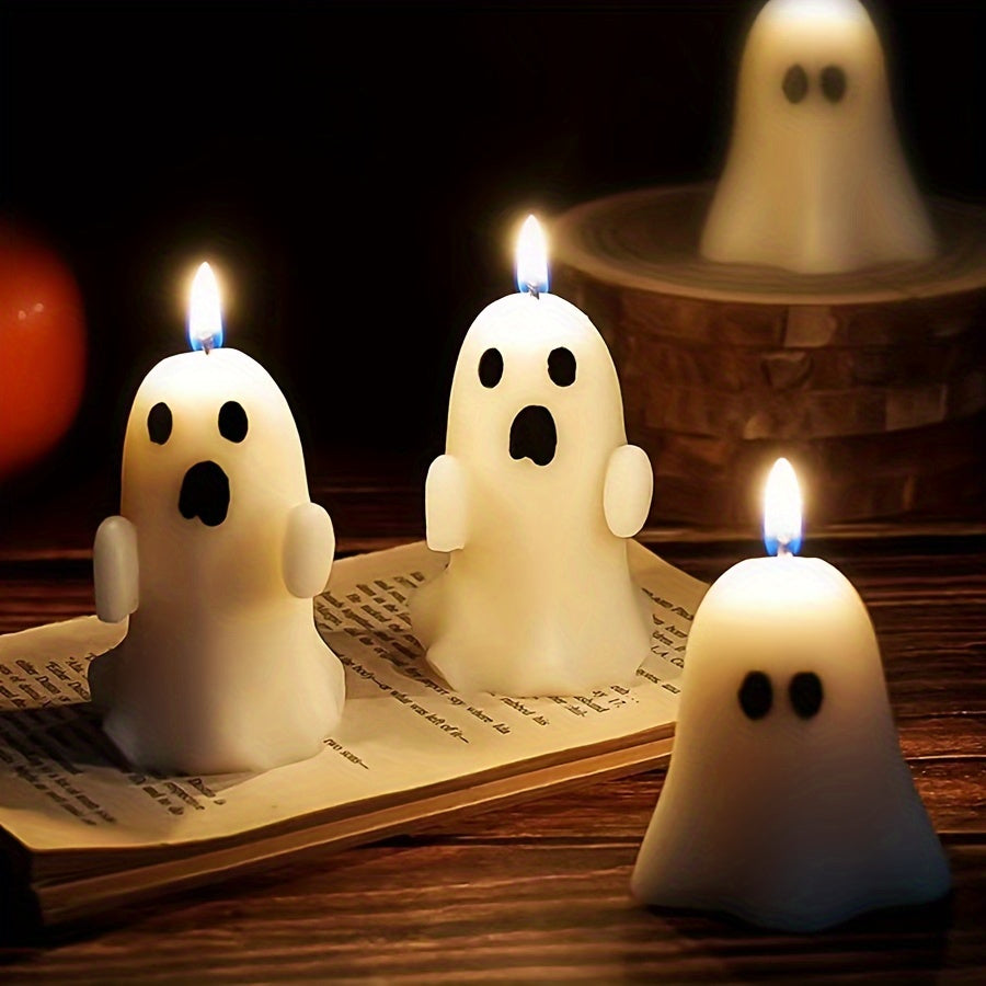 EnchantGlow - Handmade Halloween Freesia Scented Candle