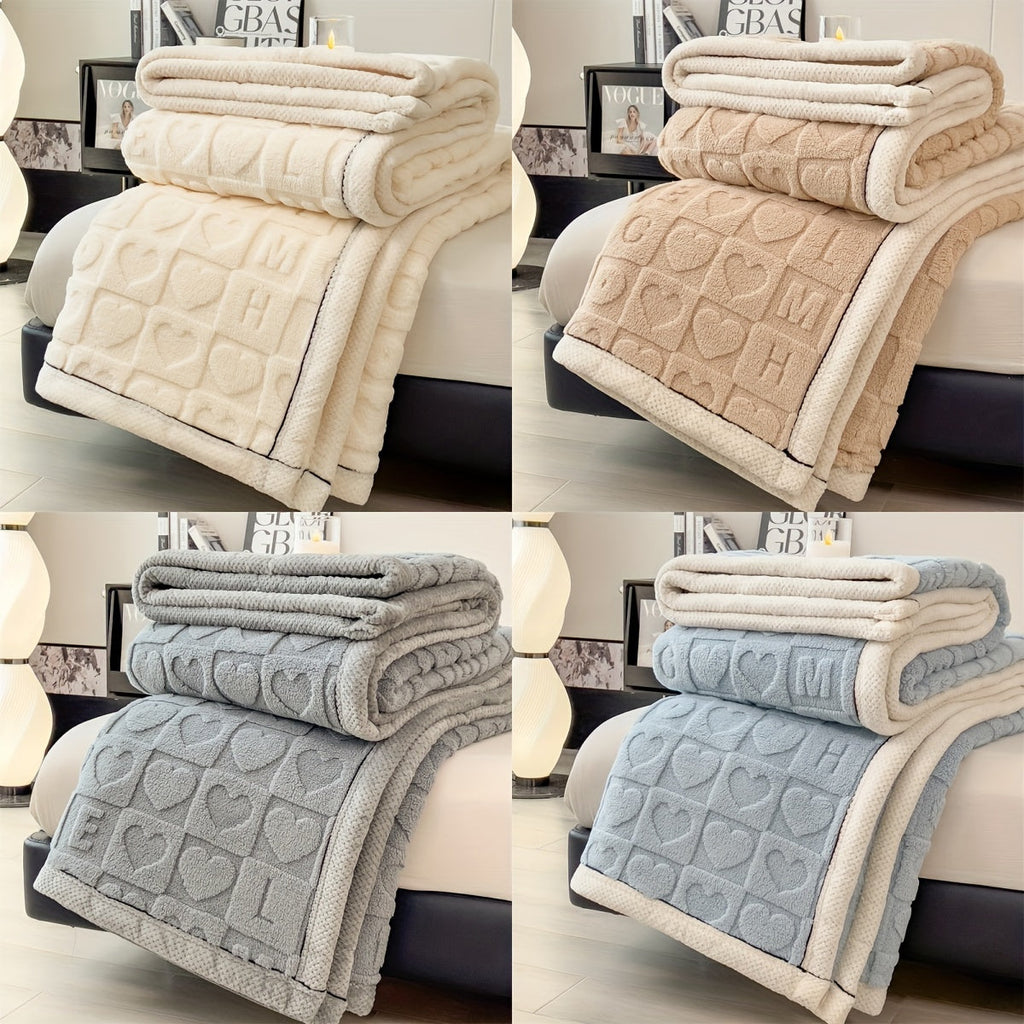 Stijlvolle Coral Fleece Deken voor Ultiem Comfort
