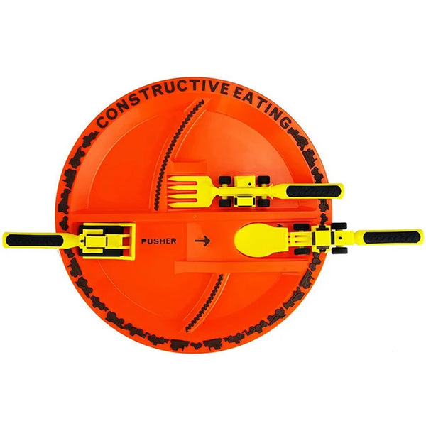 ConstructoFork – Tough Construction-Themed Cutlery Set for Kids