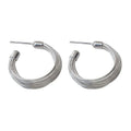Amelie Layered Lines Earrings - Elegant Hoops