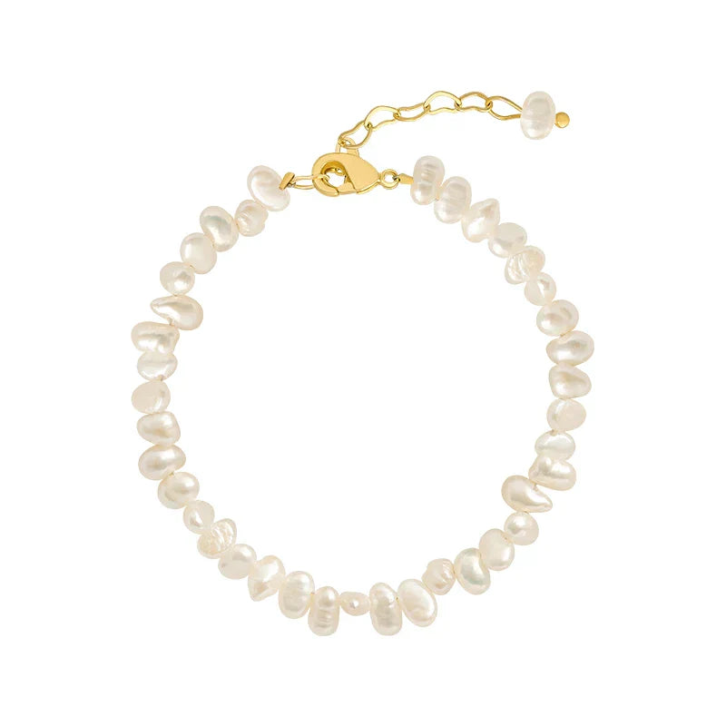 Elegant Freshwater Pearl Bracelet | Breathtaking White Pearls!