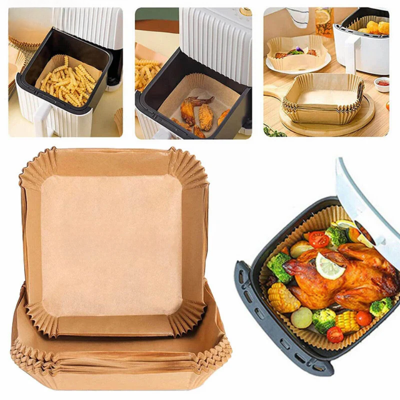 AirFryClean Paper - Innovative Non-Stick Baking Paper for Air Fryers