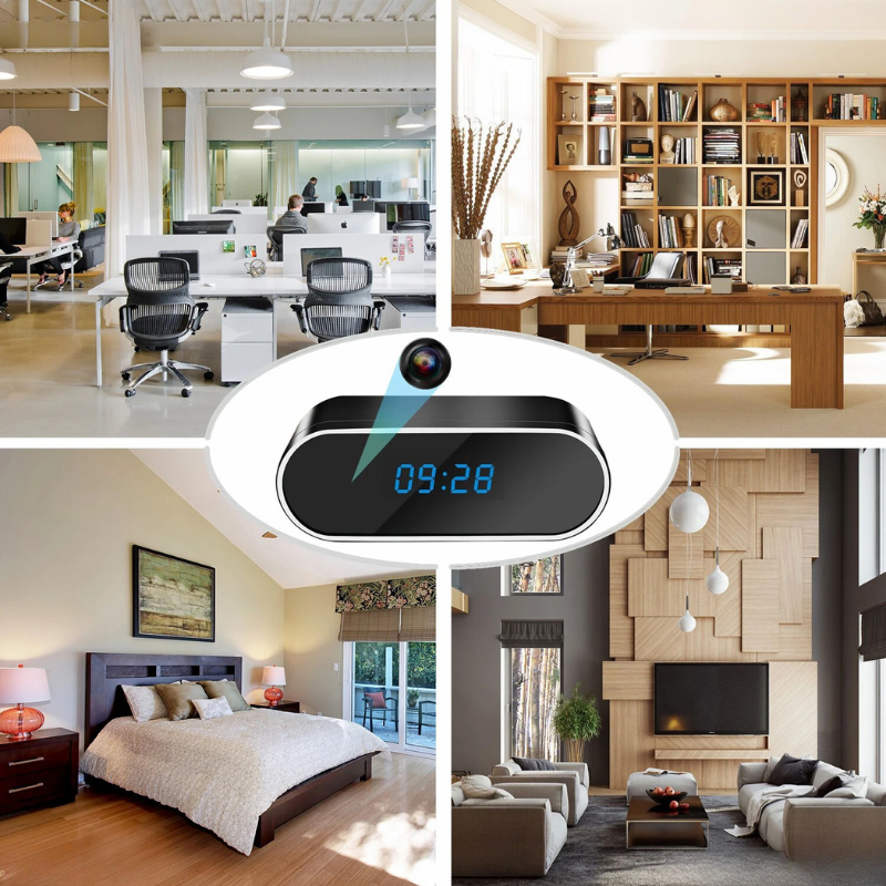 VisionDiscrète Camera - Discreet HD Clock Surveillance Camera