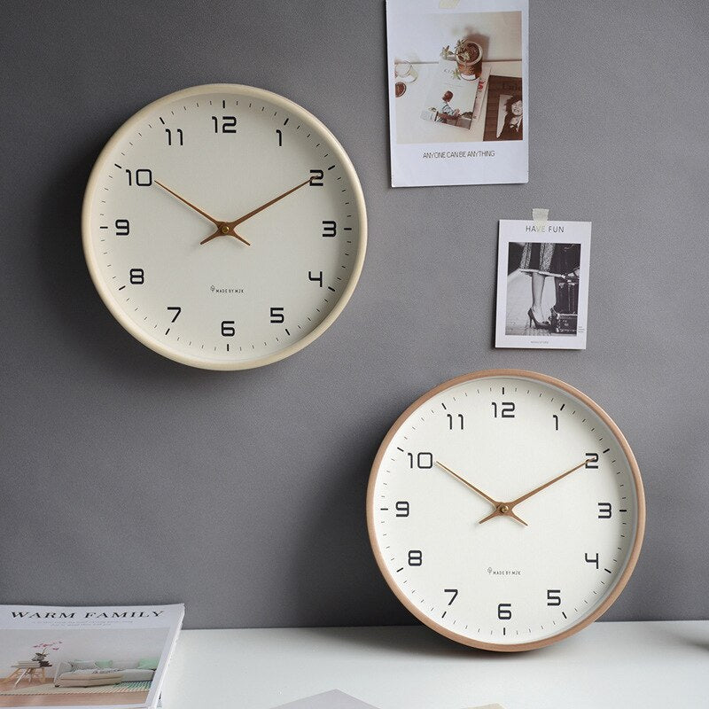 Scandinavian Wooden Wall Clock - Timeless Luxury & Design