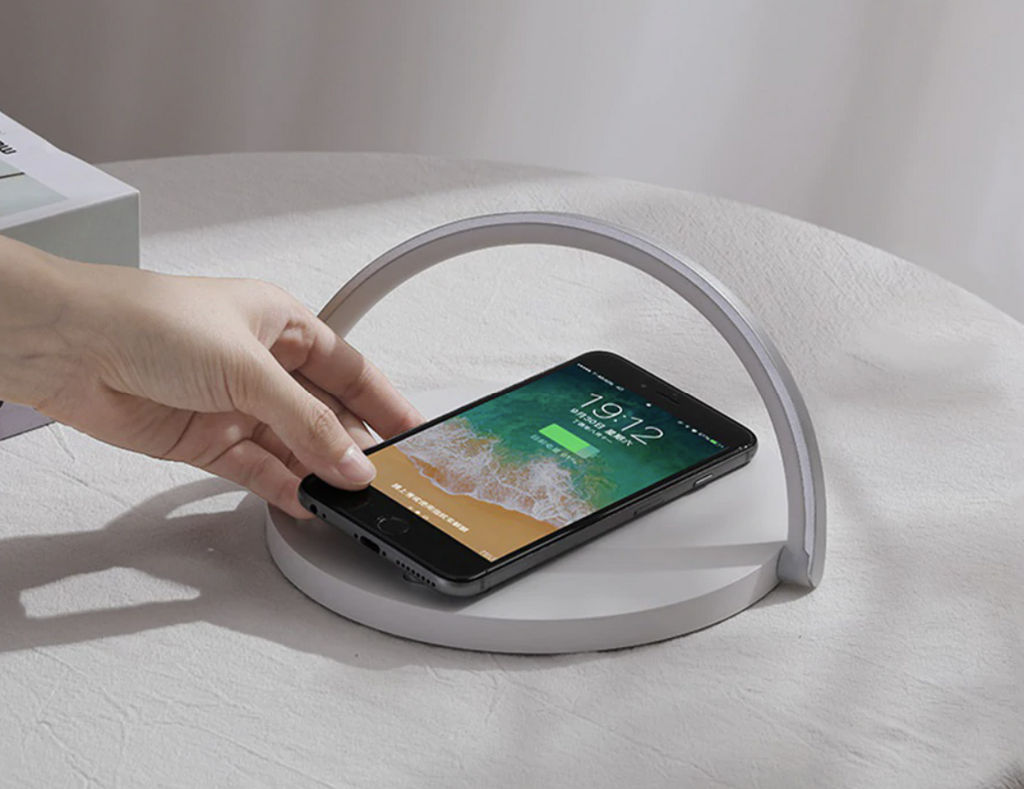 Bowlight Design™ - Stylish 3-in-1 Nightlight with Qi Charger