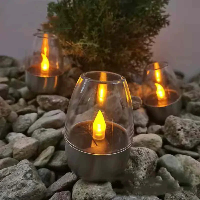 CandelaSoleil – Elegant Solar Lantern for Garden and Patio