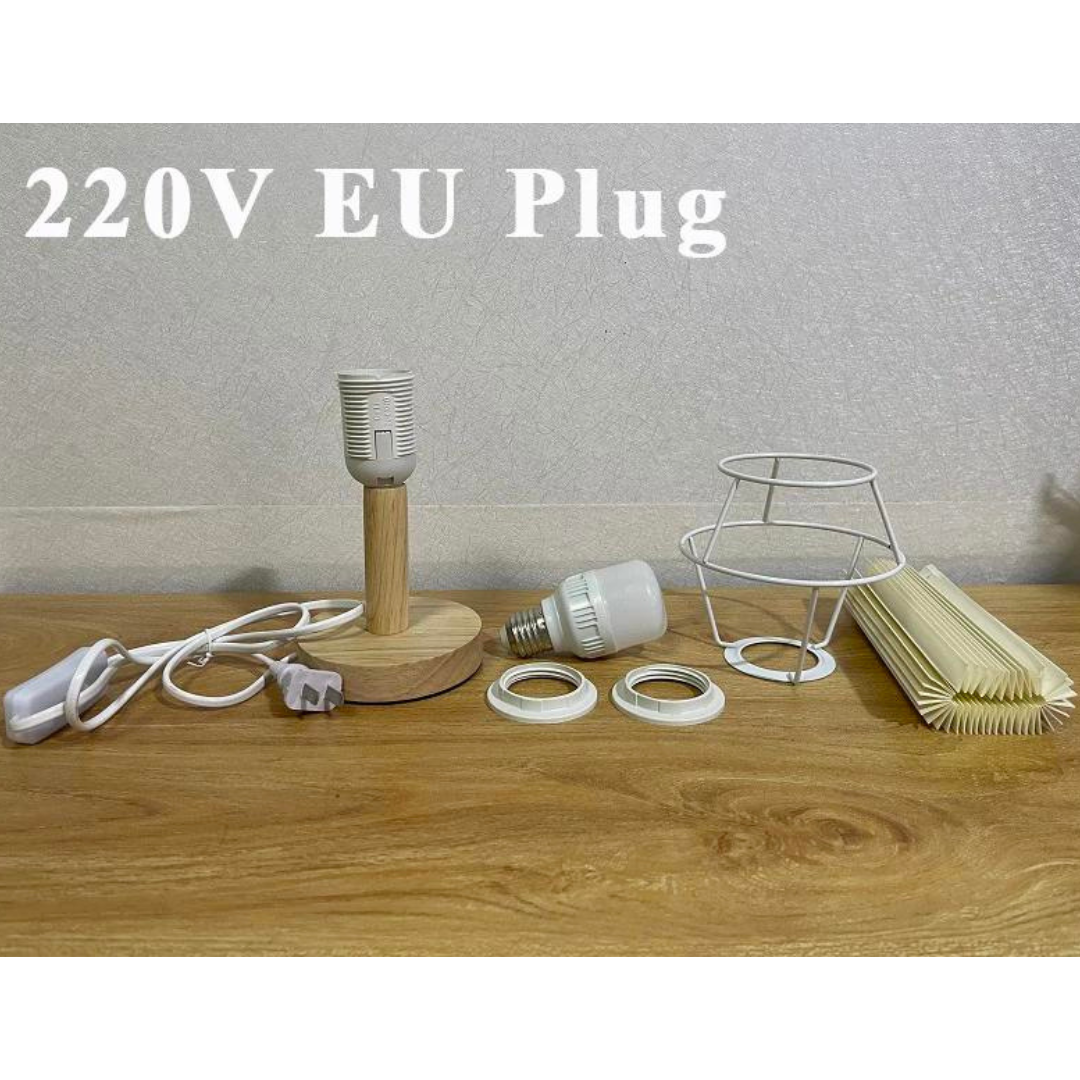 Foldable Pleat Table Lamp - Stylish Foldable LED Table Lamp for Unique Interior Design