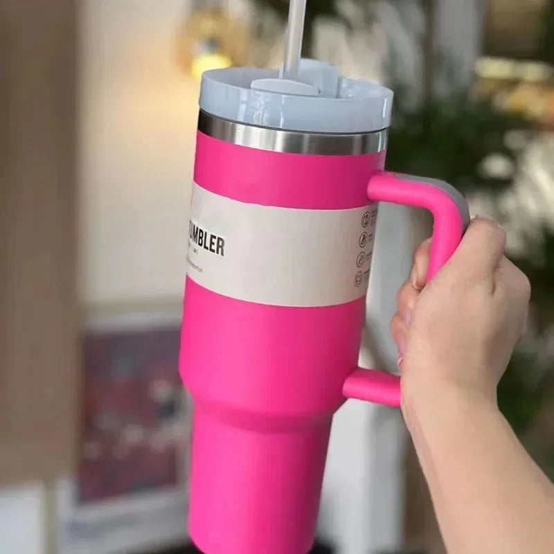HydratePro Thermos Tumbler – 1180ml with Innovative FlowState Lid