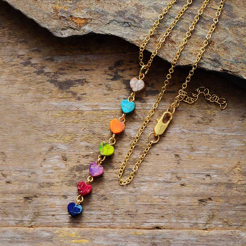 Astra Pendant Necklace - 7 Chakra Hanger for Balance