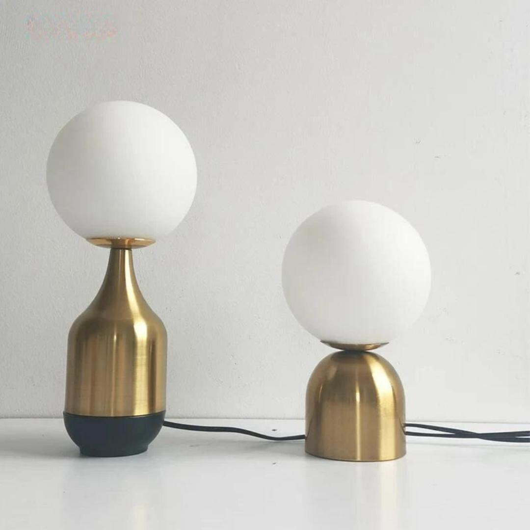 Nordic Elegance Lamp - Glass Globe Lamp for Atmospheric Lighting