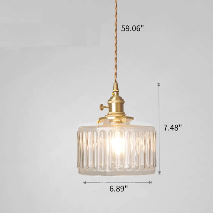 CrystalGlare - Vintage Crystal Hanging Lamp