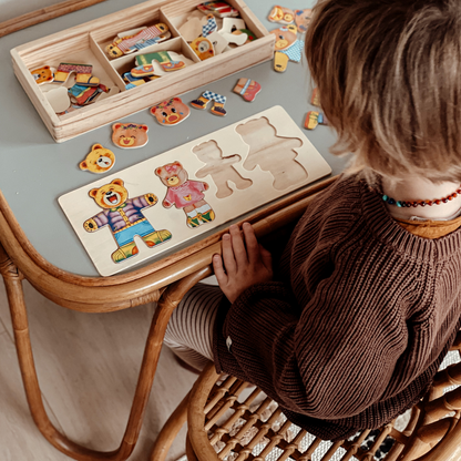 PuzzleMaster - Wooden DressUp Puzzle for Kids