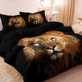 Safari Lion Print Duvet Cover – African Wildness for Your Bedroom