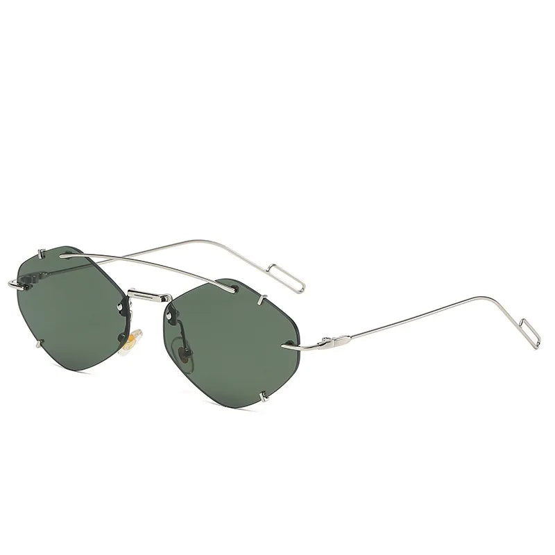 Lucia Eyewear - Trendy Rimless Sunglasses