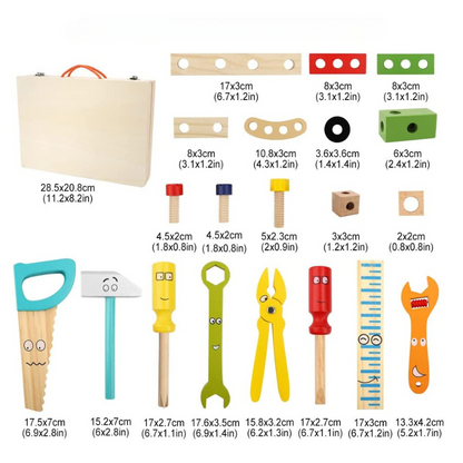 MakerBox - Creative Wooden Building Kit for Kids