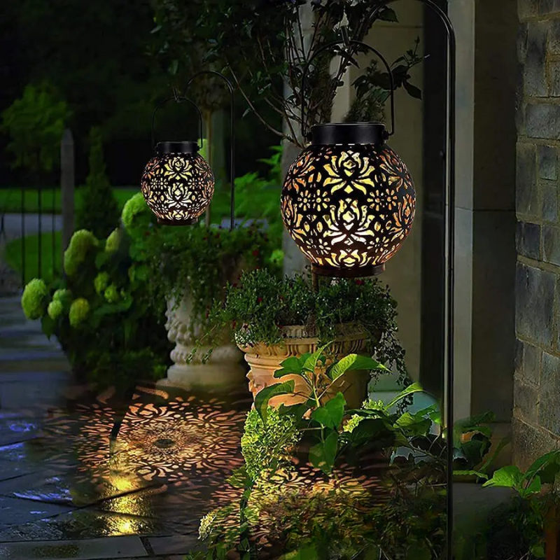 Orion Solar Lantern - Atmospheric LED Solar Garden Lantern