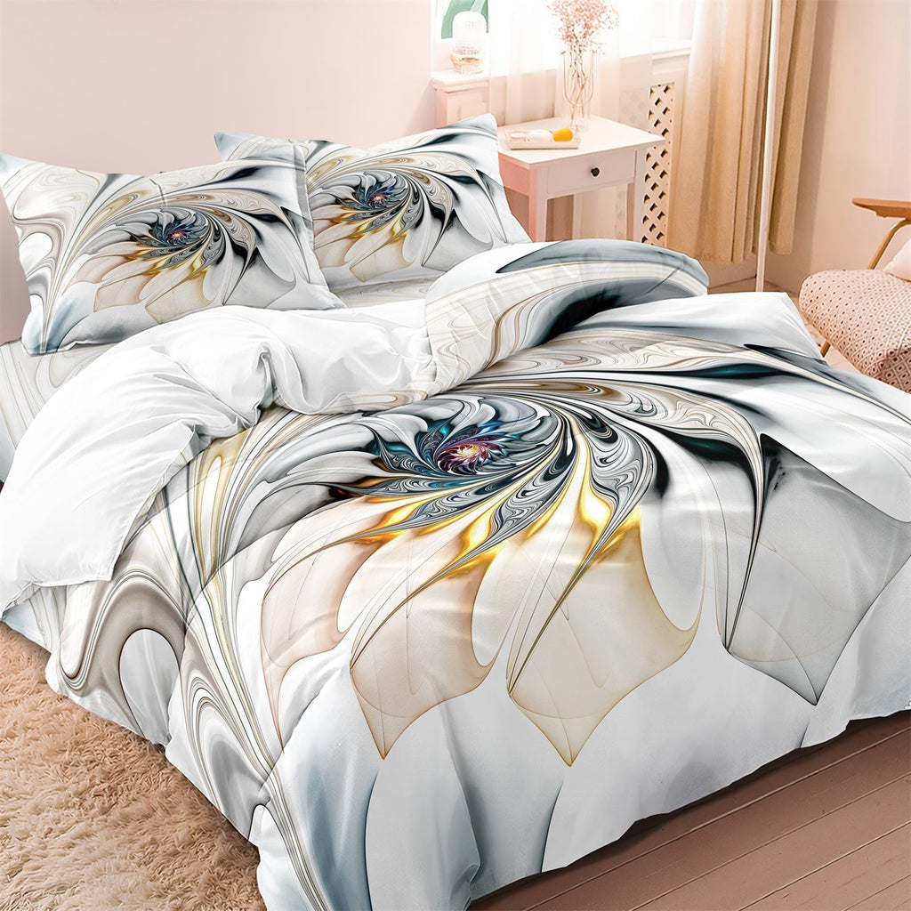 Ultra-Soft Artistic Duvet Cover Set for Vibrant Bedroom Style