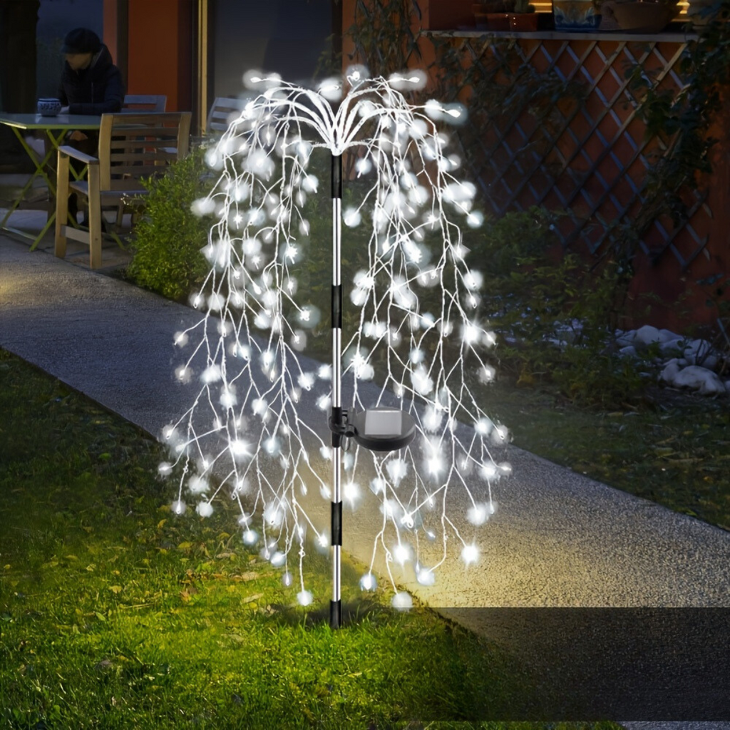 SolarGlimmer - Tuinlamp op Zonne-energie met 8 Verlichtingsstanden