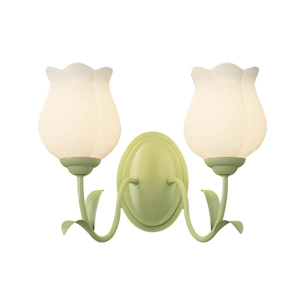 FloraGlow - 3D Glass Flower Wall Lamp for Mood Lighting