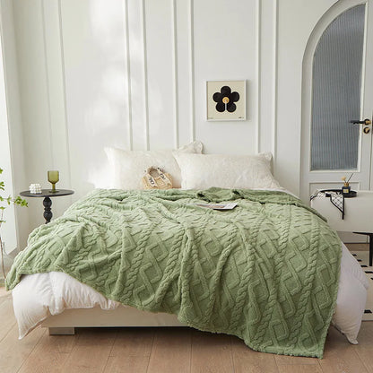 CozyLuxe - Luxury Lambswool Blanket for Bedroom